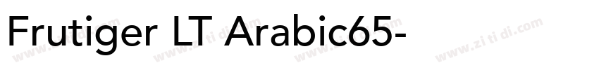 Frutiger LT Arabic65字体转换